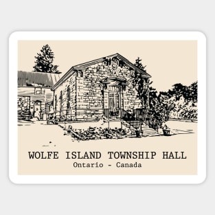 Wolfe Island Township Hall - Ontario Magnet